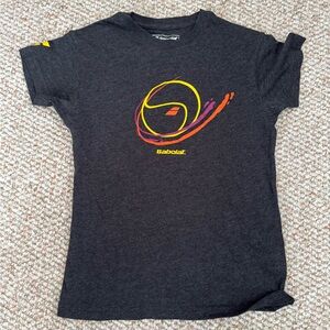 Babolat Kids' Dark Gray Graphic Tee